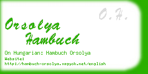 orsolya hambuch business card